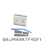 Verbindungsst�ck zu Garderobenleiste Aton B 52 mm, H 40 mm, Edelstahl geb�rstet