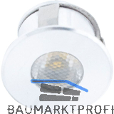 SIRO Einbauleuchte SL-Mono Mini08 Spot 4000K neutralwei�, alufarbig