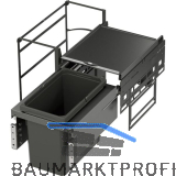 VS ENVI Water Plus Abfalltrennsystem KB 600 mm 1 x 22 L Lava