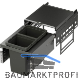 VS ENVI Space Abfalltrennsystem KB 400 mm 2 x 10 Liter Lava
