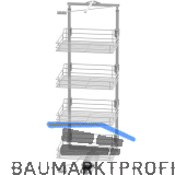 VS TAL Gate Hochschrankauszug Set Classic 1450 - 1700 mm KB 600 mm Silber