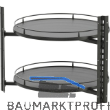VS COR Wheel Pro Eckschrank-Drehboden Premea 4/4-Kreis KB 900 mm Lava