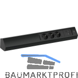 BACHMANN Steckdosenleiste Casia2 L 3-fach Schuko + USB A+C Charger schwarz
