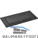EVOline BackFlip, 2 Stk. Schukosteckdosen, USB-C-Charger, Glas schwarz matt