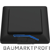 SIRO PushPower Schalter Standard 55 2-fach schwarz