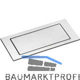 EVOline BackFlip, 2 Stk. Schukosteckdosen, USB-C-Charger, Glas wei� matt