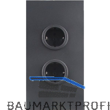 CARESSI Steckdosenelement 2ST20 2 Schukosteckdosen schwarz