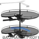 VS COR Spin Eckschrank-Drehboden KB 900 mm Lava