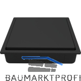 SIRO PushPower Einbauschalter 55 2-fach schwarz