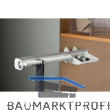 SERVETTO Self System Krawattenhalter Modell B Aluminium/Kunststoff wei�