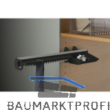 SERVETTO Self System Krawattenhalter Modell B Aluminium/Kunststoff schwarz