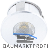 SIRO Einbauleuchte SL-Mono Mini08 Spot 3000K warmwei�, alufarbig