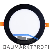 MCLED Einbauleuchte ToroR 15W 3000K � 172mm schwarz