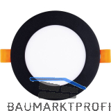 MCLED Einbauleuchte ToroR 9W 4000K � 120mm schwarz