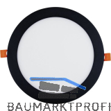 MCLED Einbauleuchte ToroR 21W 4000K � 225mm schwarz