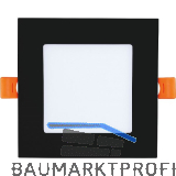 MCLED Einbauleuchte ToroS 9W 3000K 120x120mm schwarz