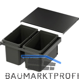 VS ENVI Flex XS-256 Abfalltrennsystem KB 600 mm 2 x 16 Liter Lava