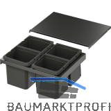 VS ENVI Flex XS-256 Abfalltrennsystem KB 600 mm 4 x 7 Liter Lava