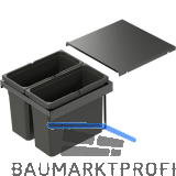 VS ENVI Flex Abfalltrennsystem KB 450 mm 2 x 16 Liter Lava