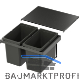 VS ENVI Flex Abfalltrennsystem KB 600 mm 2 x 22 Liter Lava