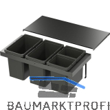 VS ENVI Flex Abfalltrennsystem KB 900 mm 2 x 22/2 x 10 Liter Lava