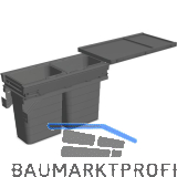 NINKA Abfalltrennsystem Set eins2f�nf KB 300/NL 500 mm dunkelgrau