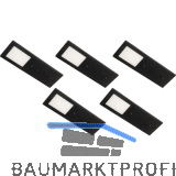L&S Unterbauleuchte Planar L 4000K neutralwei� 5er Set Schwarz