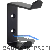 Mantelhaken Eraos Breite 20 mm, H�he 90 mm, Stahl schwarz matt