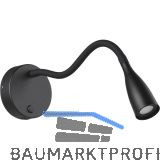 EGLO Wandleuchte Olivandino Flex USB-C schwarz