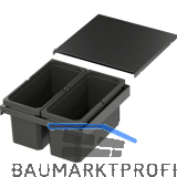 VS ENVI Flex XS-216 Abfalltrennsystem KB 450 mm 2 x 10 Liter Lava