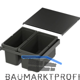 VS ENVI Flex XS-216 Abfalltrennsystem KB 500 mm 1 x 13/1 x 10 Liter Lava