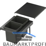 VS ENVI Flex XS-256 Abfalltrennsystem KB 400 mm 2 x 7 Liter Lava