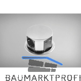 EKOTECH Steckdose ET-115 3xSchuko, USB A+C-Charger, Edelstahl Effekt