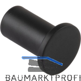 Mantelhaken Erato 22 mm, T 29 mm, Messing schwarz matt