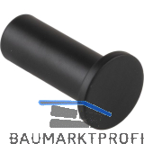 Mantelhaken Erato 22 mm, T 39 mm, Messing schwarz matt