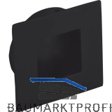 Muschelgriff Eros Breite 40 mm, Einlass � 35 mm, Edelstahl schwarz matt