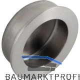 Muschelgriff Edana II � 40 mm, Einlass � 35 mm, Edelstahl geb�rstet