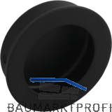 Muschelgriff Edana II � 40 mm, Einlass � 35 mm, Edelstahl schwarz matt