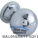 Knopf Isse � 20 mm, Tiefe 26 mm, verchromt poliert