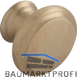 Knopf Pyra � 29 mm, Tiefe 21 mm, Messing matt geb�rstet