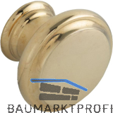 Knopf Pyra � 29 mm, Tiefe 21 mm, Messing poliert