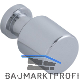 Knopf Itys � 15 mm, Tiefe 26 mm, Messing verchromt poliert