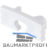 BILTON Endkappe BLine-S ON mit Bohrung, wei�