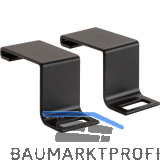 DOMUS LINE SYSTEMA Haken 2er Set schwarz