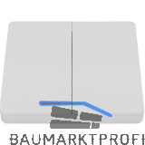 SIRO PushPower Aufbauschalter IP67 2-fach wei�