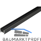 DOMUS LINE Aluminium Aufbauprofil Nexus auf Ma� schwarz eloxiert