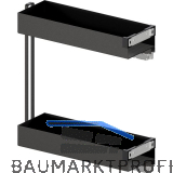 VS SUB Rack Unterschrankauszug Essentio KB 200 mm Lava