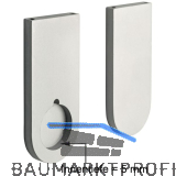 CINETTO Schrankrohrlager zu Schrankrohr rund, Aluminium silberfarbig