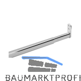 Teleskop-Schrankrohr oval 900 - 1100 mm Stahl verchromt