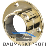 Wandscheibe 1-teilig 25 mm Zamak vergoldet